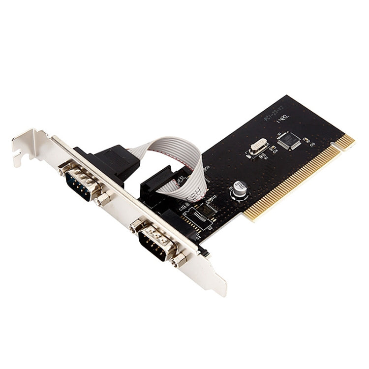 RS232 Serial Port TX382B 2 พอร์ต Pci ถึง 9 Pin Com Riser Card Adapter พร้อมหมายเลขติดตาม