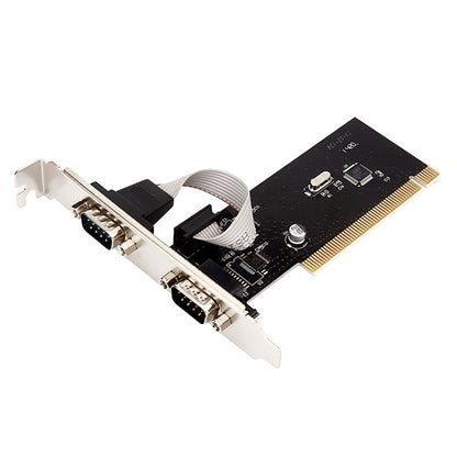 RS232 Serial Port TX382B 2 พอร์ต Pci ถึง 9 Pin Com Riser Card Adapter พร้อมหมายเลขติดตาม