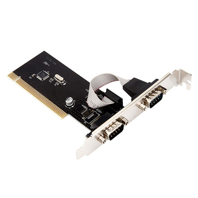 RS232 Serial Port TX382B 2 พอร์ต Pci ถึง 9 Pin Com Riser Card Adapter พร้อมหมายเลขติดตาม