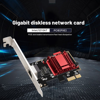 การ์ดเครือข่าย Gigabit Diskless PCIe อะแดปเตอร์เครือข่ายเชื่อมต่อความเร็วสูงที่เสถียร
