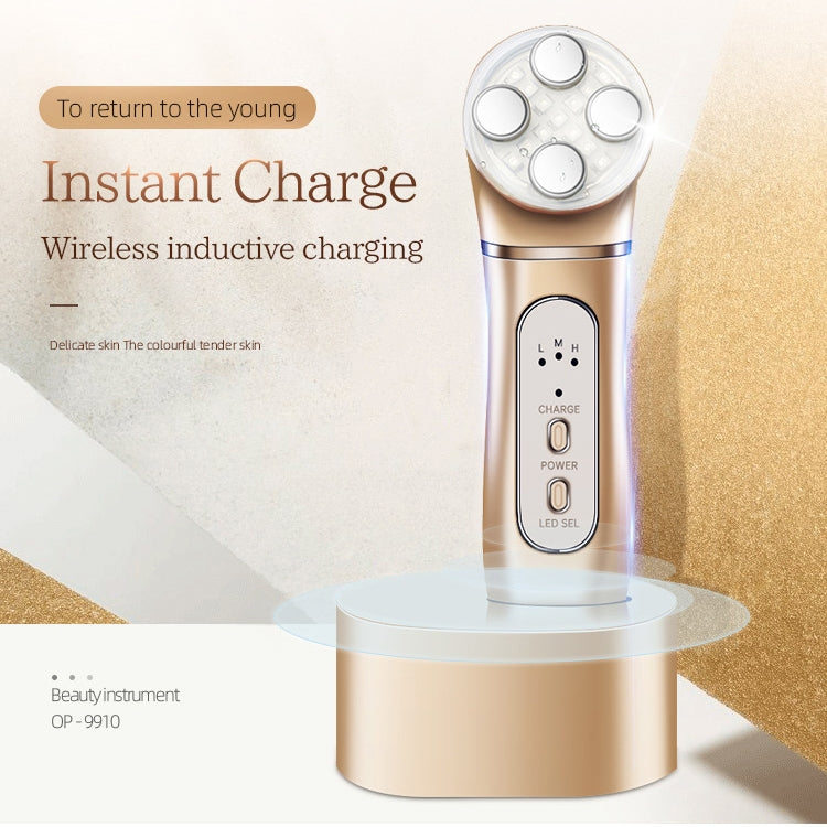 K-SKIN OP9910 EMS Anti-Aging RF Skin Lifting Face Massager สำหรับ Home เทคโนโลยี EMS ปรับได้ 3 ระดับริ้วรอยกำจัด
