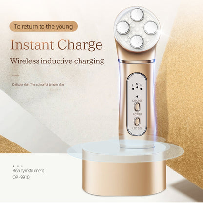 K-SKIN OP9910 EMS Anti-Aging RF Skin Lifting Face Massager สำหรับ Home เทคโนโลยี EMS ปรับได้ 3 ระดับริ้วรอยกำจัด