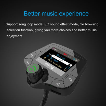 เครื่องเล่น MP3 บลูทูธในรถยนต์ G24 พร้อมเครื่องส่งสัญญาณ FM ไร้สาย, G24