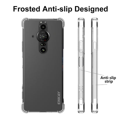 สำหรับ Sony Xperia Pro-I ENKAY เคสกันกระแทก TPU แบบใส, For Sony Xperia Pro-I