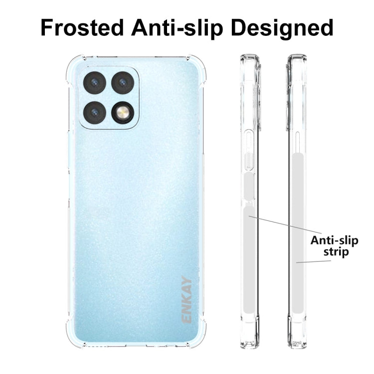 สำหรับเกียรติยศ X30i ENKAY เคสกันกระแทก TPU ใส, For Honor X30i