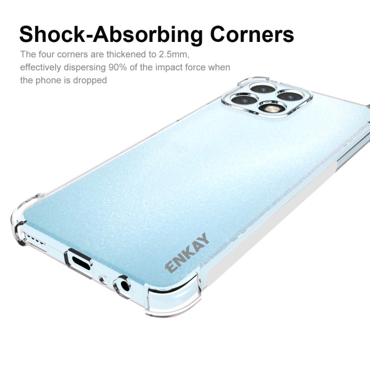 สำหรับเกียรติยศ X30i ENKAY เคสกันกระแทก TPU ใส, For Honor X30i