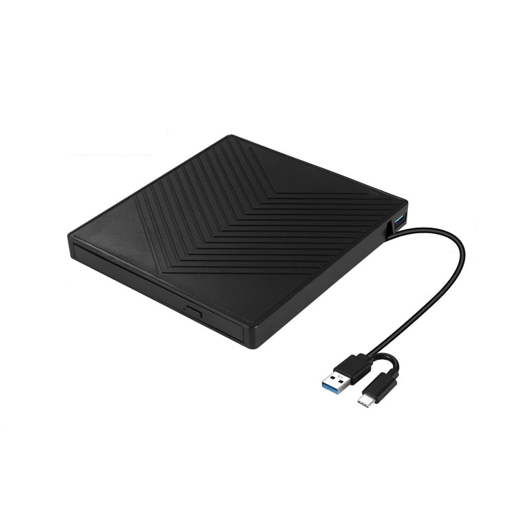 เครื่องบันทึกซีดีและดีวีดี 6-in-1 ออปติคัลไดรฟ์ USB 3.0 ภายนอก