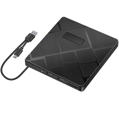 USB 3.0 Type-C เครื่องเล่น DVD เครื่องเขียนซีดี ROM +/-RW Optical Reader Writer