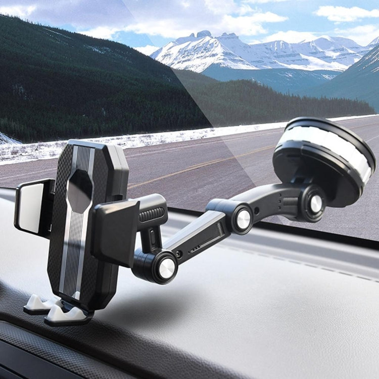 แดชบอร์ดรถ 360 องศาที่วางโทรศัพท์มือถือ Universal กระจกดูดคัพ Mount Mount, Mobile Phone Holder