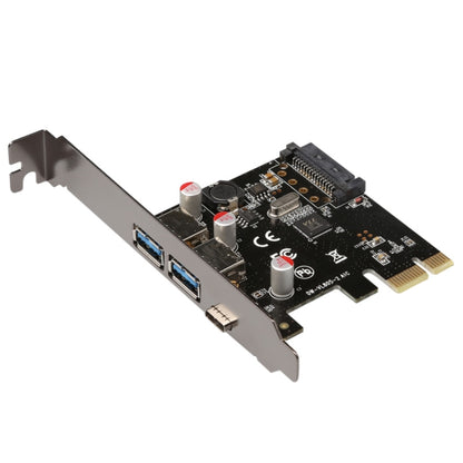 USB 3.1 ประเภท-C PCIe ถึง Type-C และประเภท A 3.0 การ์ดขยาย USB PCI Express Riser การ์ด
