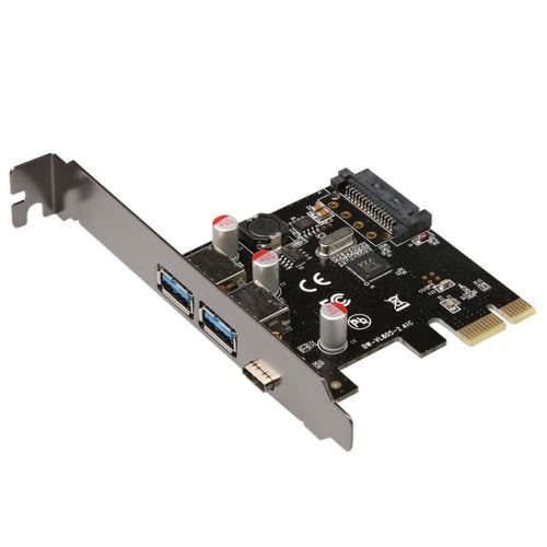 USB 3.1 ประเภท-C PCIe ถึง Type-C และประเภท A 3.0 การ์ดขยาย USB PCI Express Riser การ์ด