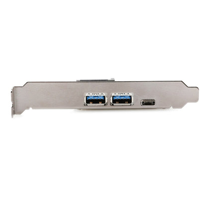 USB 3.1 ประเภท-C PCIe ถึง Type-C และประเภท A 3.0 การ์ดขยาย USB PCI Express Riser การ์ด