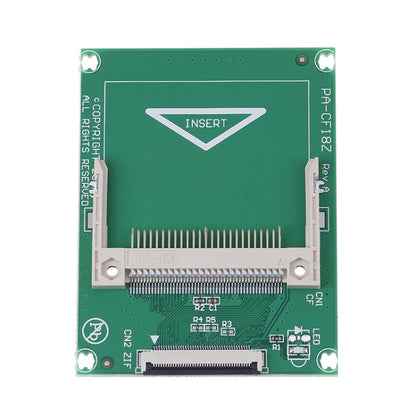 การ์ดหน่วยความจำ CF ขนาดกะทัดรัด 1.8 นิ้ว 50 พินเป็นการ์ดอะแดปเตอร์ HDD SSD ZIF / CE