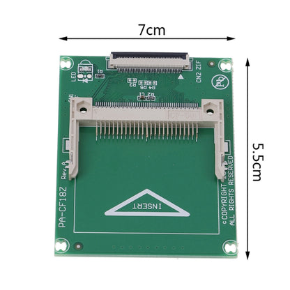 การ์ดหน่วยความจำ CF ขนาดกะทัดรัด 1.8 นิ้ว 50 พินเป็นการ์ดอะแดปเตอร์ HDD SSD ZIF / CE