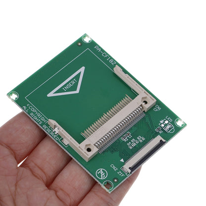 การ์ดหน่วยความจำ CF ขนาดกะทัดรัด 1.8 นิ้ว 50 พินเป็นการ์ดอะแดปเตอร์ HDD SSD ZIF / CE