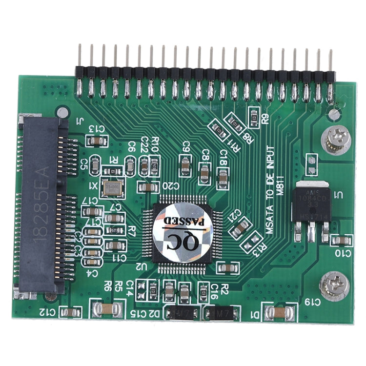 mSATA SSD เป็นอะแดปเตอร์ IDE 44 พิน การ์ดแปลง mSATA IDE