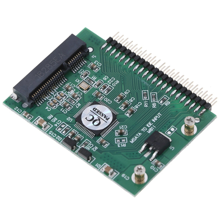 mSATA SSD เป็นอะแดปเตอร์ IDE 44 พิน การ์ดแปลง mSATA IDE