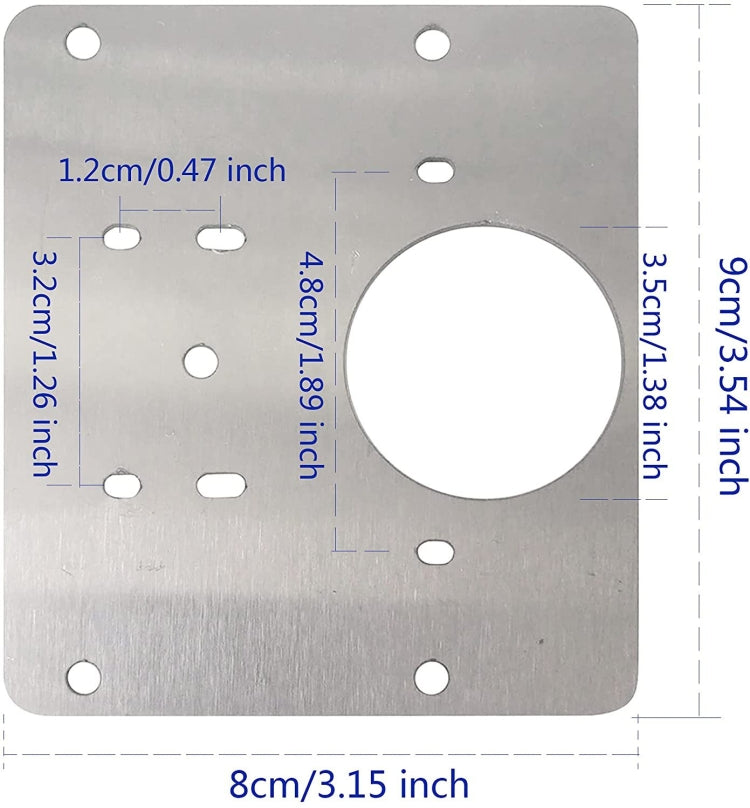 แผ่นซ่อมบานพับตู้ แผ่นซ่อมบานพับสแตนเลส, Hinge Repair