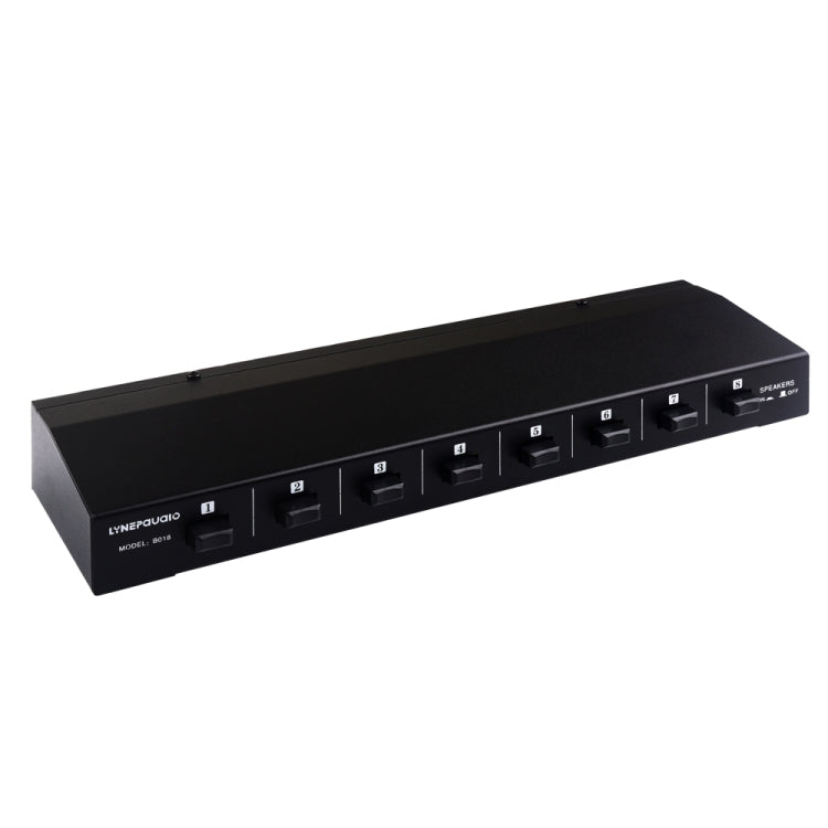 100W 1 In 8 Out Power Amplifier Box จำหน่ายสวิตช์ลำโพง