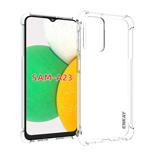 สำหรับ Samsung Galaxy A23 ENKAY เคสกันกระแทก TPU แบบใส, For Samsung Galaxy A23