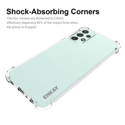 สำหรับ Samsung Galaxy A23 ENKAY เคสกันกระแทก TPU แบบใส, For Samsung Galaxy A23