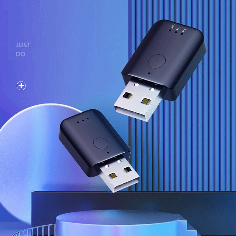 T50 รถ USB Bluetooth 5.1 เครื่องรับ FM Transmitter สำหรับการนำทางแบบแฮนด์ฟรี, T50