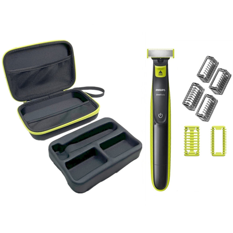 เครื่องโกนหนวดไฟฟ้า Organizer กล่องสำหรับ Philips Norelco OneBlade QP2520, QP2530, QP2620, QP2630, QP2572, QP2590, For Philips Norelco OneBlade QP2520