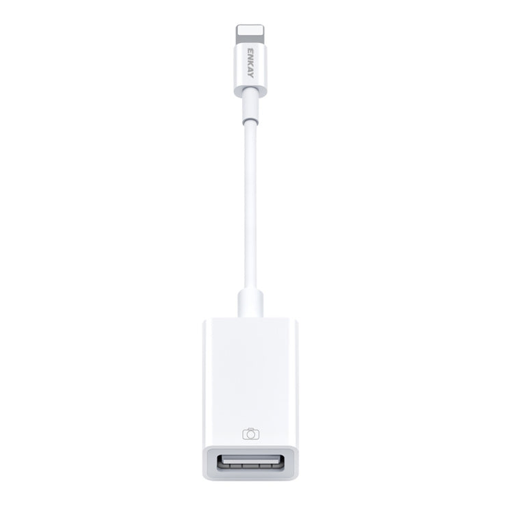 ENKAY ENK-AT108 8 Pin to USB 3.0 OTG Adapter Data Cable สำหรับ iPhone / iPad