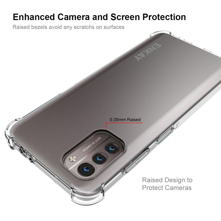 สำหรับ Nokia G21 / G11 ENKAY เคสโทรศัพท์ TPU แบบใสกันกระแทก, For Nokia G21 / G11