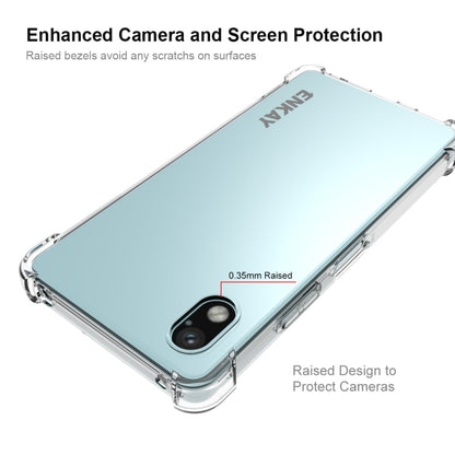 สำหรับ Sony Xperia Ace III ENKAY เคสโทรศัพท์กันกระแทก TPU แบบใส, For Sony Xperia Ace III