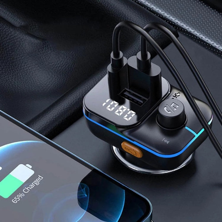 C24 รถบลูทูธ MP3 Player Fast CHARGING FM Transmitter แฮนด์ฟรีไร้สาย, C24