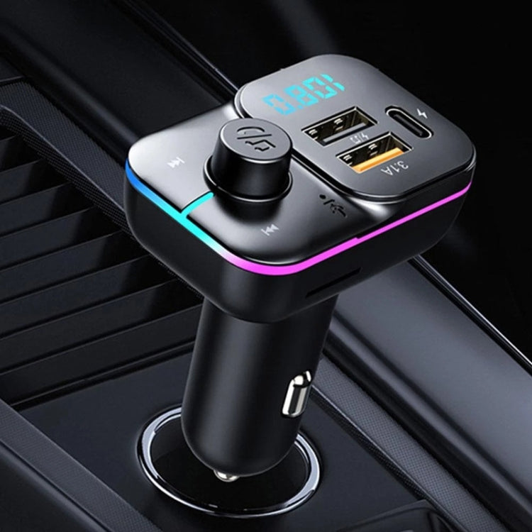 C24 รถบลูทูธ MP3 Player Fast CHARGING FM Transmitter แฮนด์ฟรีไร้สาย, C24