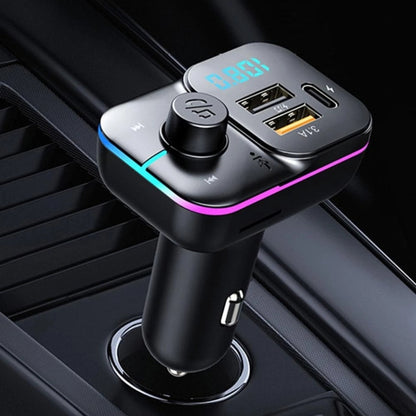 C24 รถบลูทูธ MP3 Player Fast CHARGING FM Transmitter แฮนด์ฟรีไร้สาย, C24