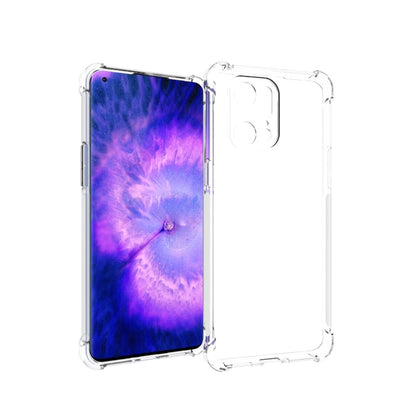 สำหรับ OPPO Find X5 Pro JSM โปร่งใส TPU ถุงลมนิรภัยกันกระแทกเคสโทรศัพท์ Antiskid, For OPPO Find X5 Pro