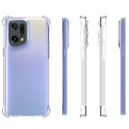 สำหรับ OPPO Find X5 Pro JSM โปร่งใส TPU ถุงลมนิรภัยกันกระแทกเคสโทรศัพท์ Antiskid, For OPPO Find X5 Pro
