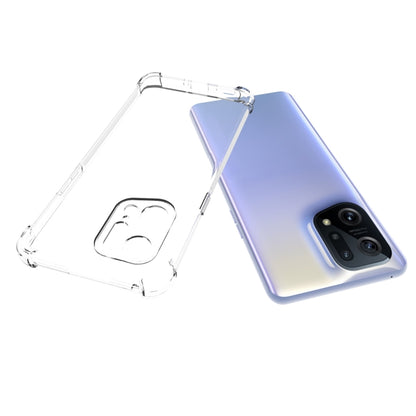 สำหรับ OPPO Find X5 Pro JSM โปร่งใส TPU ถุงลมนิรภัยกันกระแทกเคสโทรศัพท์ Antiskid, For OPPO Find X5 Pro
