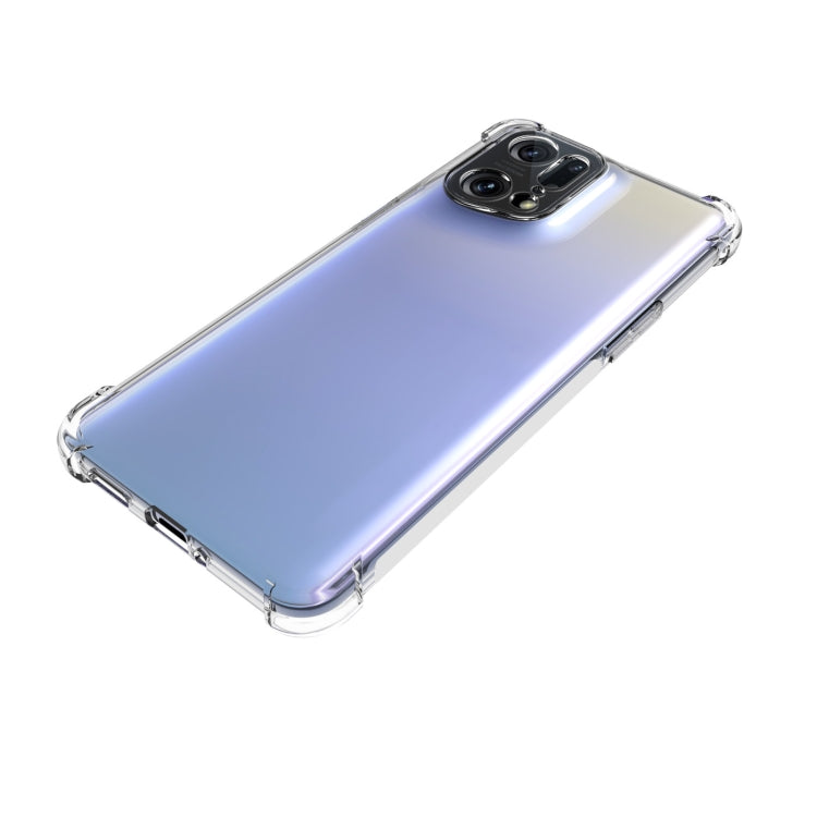 สำหรับ OPPO Find X5 Pro JSM โปร่งใส TPU ถุงลมนิรภัยกันกระแทกเคสโทรศัพท์ Antiskid, For OPPO Find X5 Pro