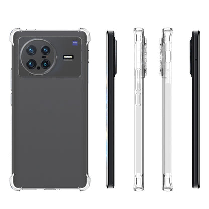 สำหรับ Vivo X Note 5G JSM โปร่งใส TPU ถุงลมนิรภัยกันกระแทกเคสโทรศัพท์ Antiskid, For vivo X Note 5G