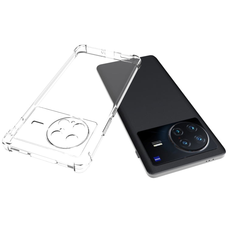 สำหรับ Vivo X Note 5G JSM โปร่งใส TPU ถุงลมนิรภัยกันกระแทกเคสโทรศัพท์ Antiskid, For vivo X Note 5G