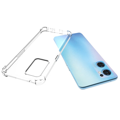 สำหรับ OPPO Reno7 5G Global JSM โปร่งใส TPU ถุงลมนิรภัยกันกระแทกเคสโทรศัพท์ Antiskid, For OPPO Reno7 5G Global