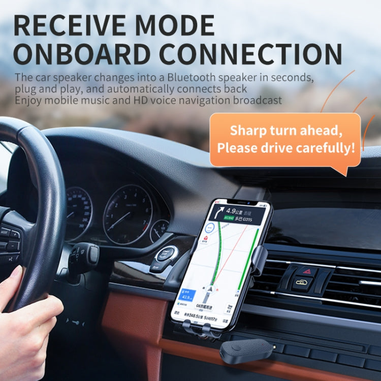 T06 2 ใน 1 รถ Bluetooth 5.1 ตัวรับสัญญาณเครื่องส่งสัญญาณเสียง 3.5 มม