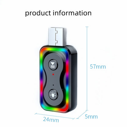 Q1 USB Bluetooth 5.3 เครื่องรับสัญญาณเสียงเครื่องส่งสัญญาณบลูทูธอะแดปเตอร์, Q1