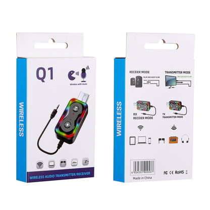 Q1 USB Bluetooth 5.3 เครื่องรับสัญญาณเสียงเครื่องส่งสัญญาณบลูทูธอะแดปเตอร์, Q1