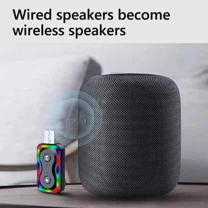 Q1 USB Bluetooth 5.3 เครื่องรับสัญญาณเสียงเครื่องส่งสัญญาณบลูทูธอะแดปเตอร์, Q1