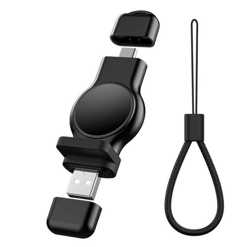 A05 2 in 1 Type C / USB-C เป็น USB-A Magnetic Quick Wireless Charger สำหรับ Apple Watch