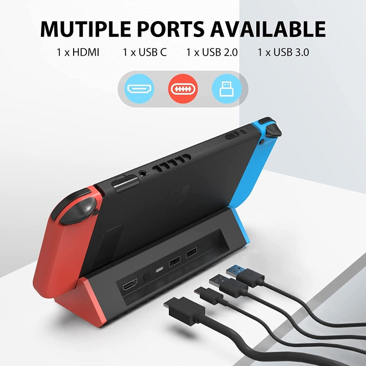 อะแดปเตอร์ Dock แบบพกพา 4K HDMI สำหรับ Nintendo Switch/Switch OLED (รุ่นปกติ), Normal Model