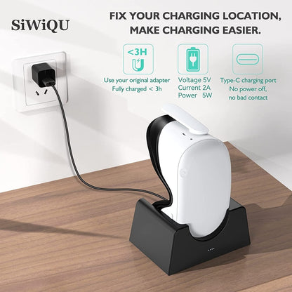 สำหรับ Oculus Quest 2 VR แท่นชาร์จ VR อุปกรณ์เสริมโฮสต์ Storage Bracket แท่นชาร์จ, VR Charging Stand