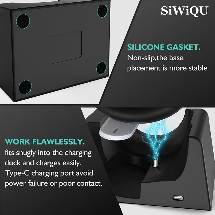 สำหรับ Oculus Quest 2 VR แท่นชาร์จ VR อุปกรณ์เสริมโฮสต์ Storage Bracket แท่นชาร์จ, VR Charging Stand