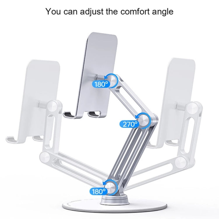 BONERUY L08 แท็บเล็ตโทรศัพท์ Riser Bracket แผ่นรองแขนยาวแบบพับได้ที่วางมือถือ Rack