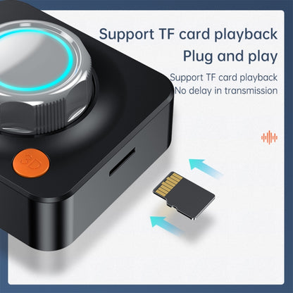 C39HD Bluetooth 5.1 เครื่องรับสัญญาณเสียง AUX เอาต์พุต Coaxial Fiber รองรับการเล่น TF, Bluetooth 5.1 Audio Receiver